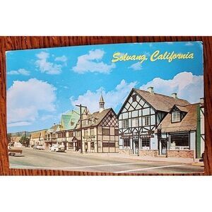 Solvang, California  Danish‎ Village   Postcard